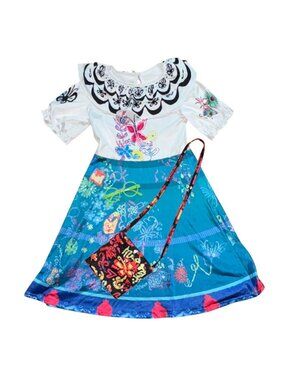 Disney Encanto Mirabel Dress Up Set/Costume Set-Size 7/8-Fair